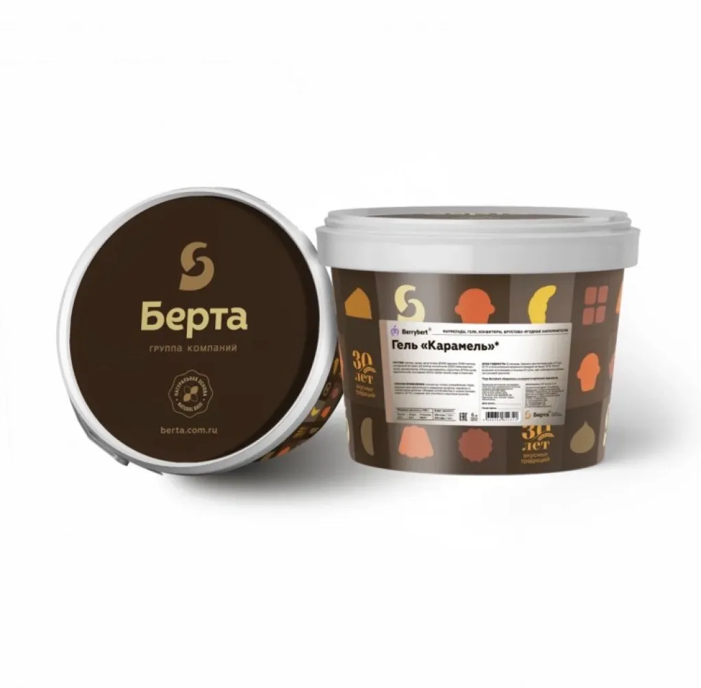 БЕРТА Желейная масса Berrybert «Карамель», 6 кг