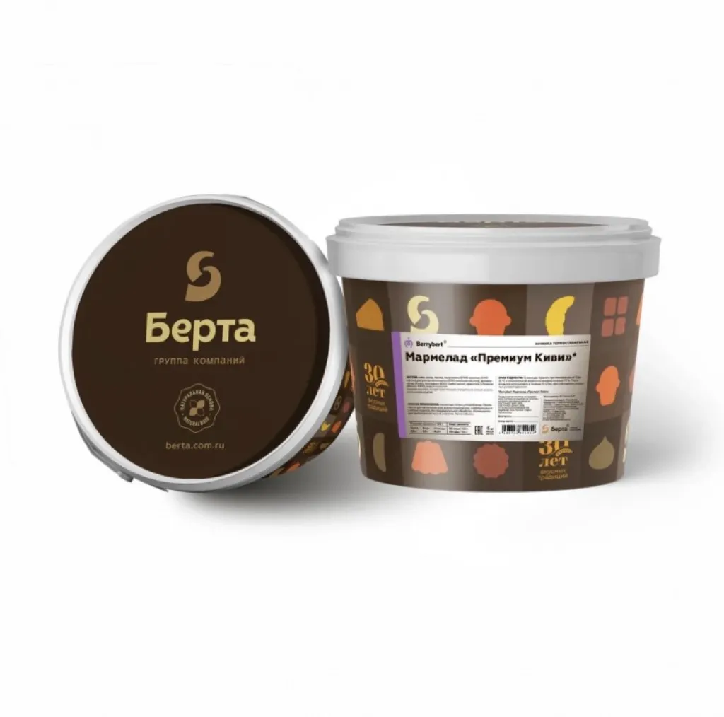БЕРТА Начинка фруктовая Berrybert «Премиум Киви», 6 кг