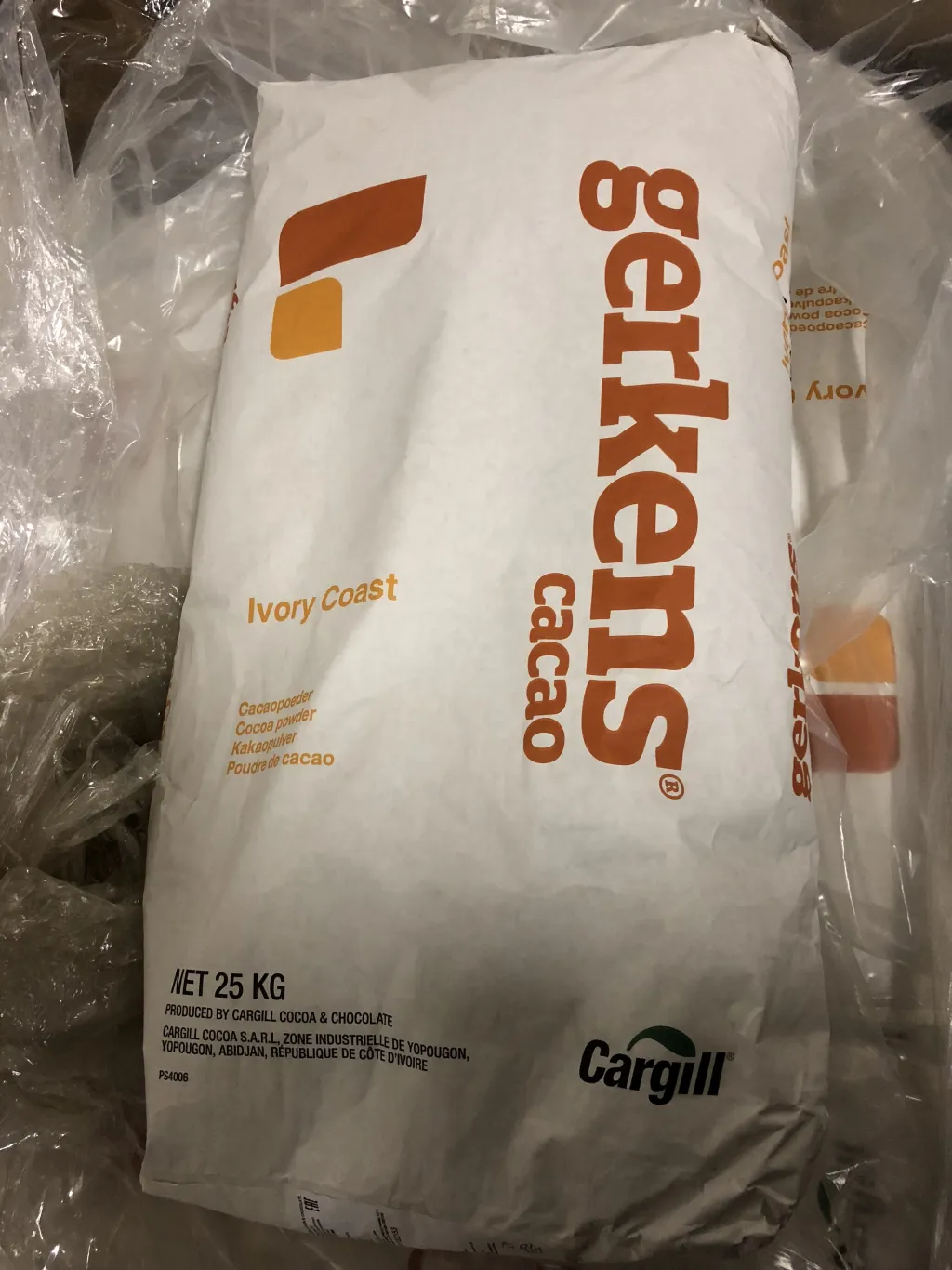 Какао порошок алкализованный RS75 (Кот д Ивуар, Cargill) 1/25 кг