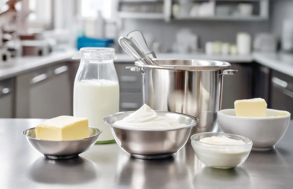 Молочные ингредиенты на официальной странице продукции WS Warmsener Spezialitäten.